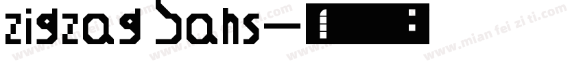 zigzag Sans字体转换